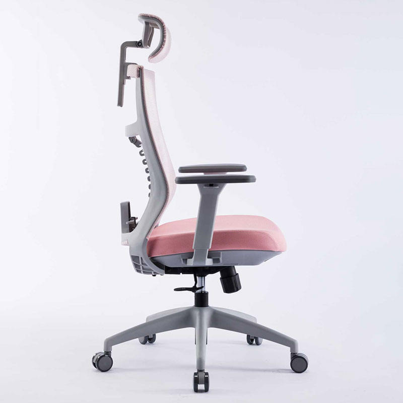 Ghế Ergonomic Warrior Hero series WEC502 Pink Gray 2 ghe cong thai hoc warrior hero series wec502 pink gray 5