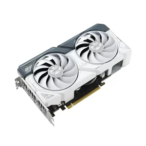 Card màn hình VGA ASUS Dual GeForce RTX 4060 White OC Edition 8GB GDDR6 (DUAL-RTX4060-O8G-WHITE) 10 vga asus dual geforce rtx 4060 white oc edition 8gb gddr6 dual rtx4060 o8g white 2