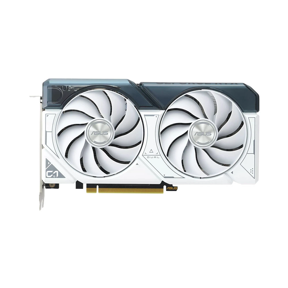 Card màn hình VGA ASUS Dual GeForce RTX 4060 White OC Edition 8GB GDDR6 (DUAL-RTX4060-O8G-WHITE) 4 vga asus dual geforce rtx 4060 white oc edition 8gb gddr6 dual rtx4060 o8g white 3