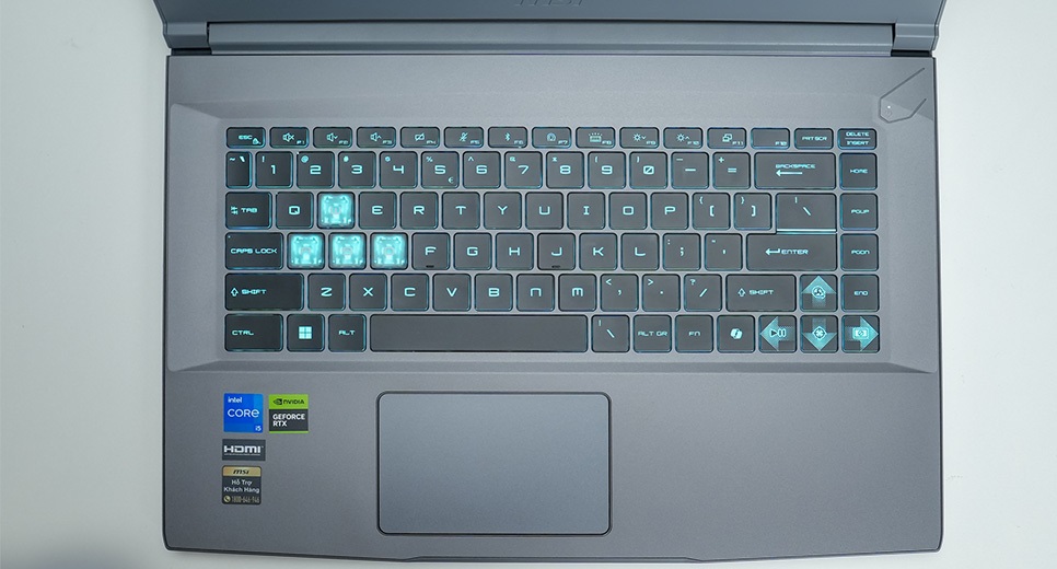 Laptop MSI Gaming Thin 15 B13UC - 3247VN_16GB (i5 13420H, 16GB, 512GB, RTX 3050 4GB, Full HD 144Hz, Win11) 9 laptop msi thin 15 b13ucx 2080vn 0